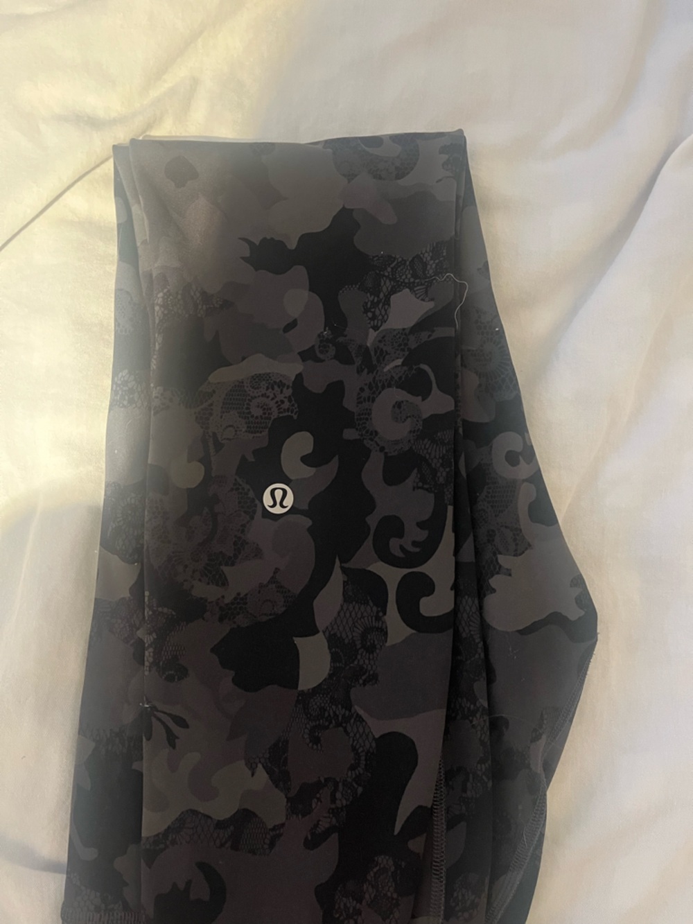 lululemon athletica Black & Charcoal Camouflage Leggings